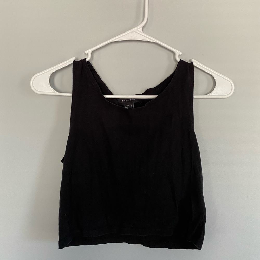 Primark basic black tank top